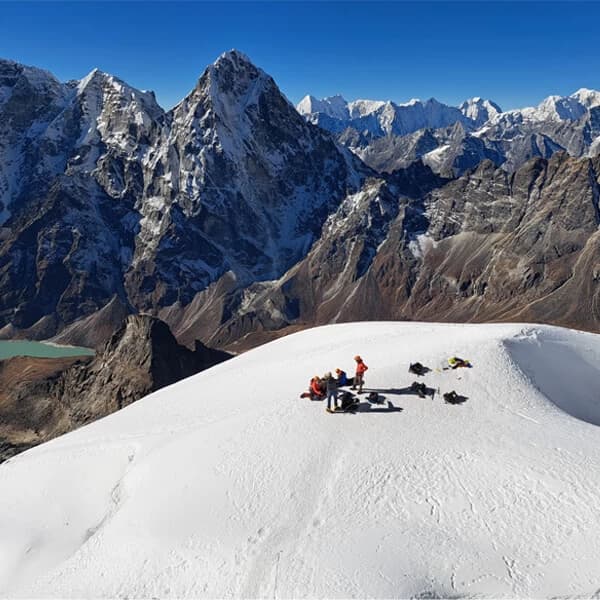 Summit of Lobuche Peak (6119 m)