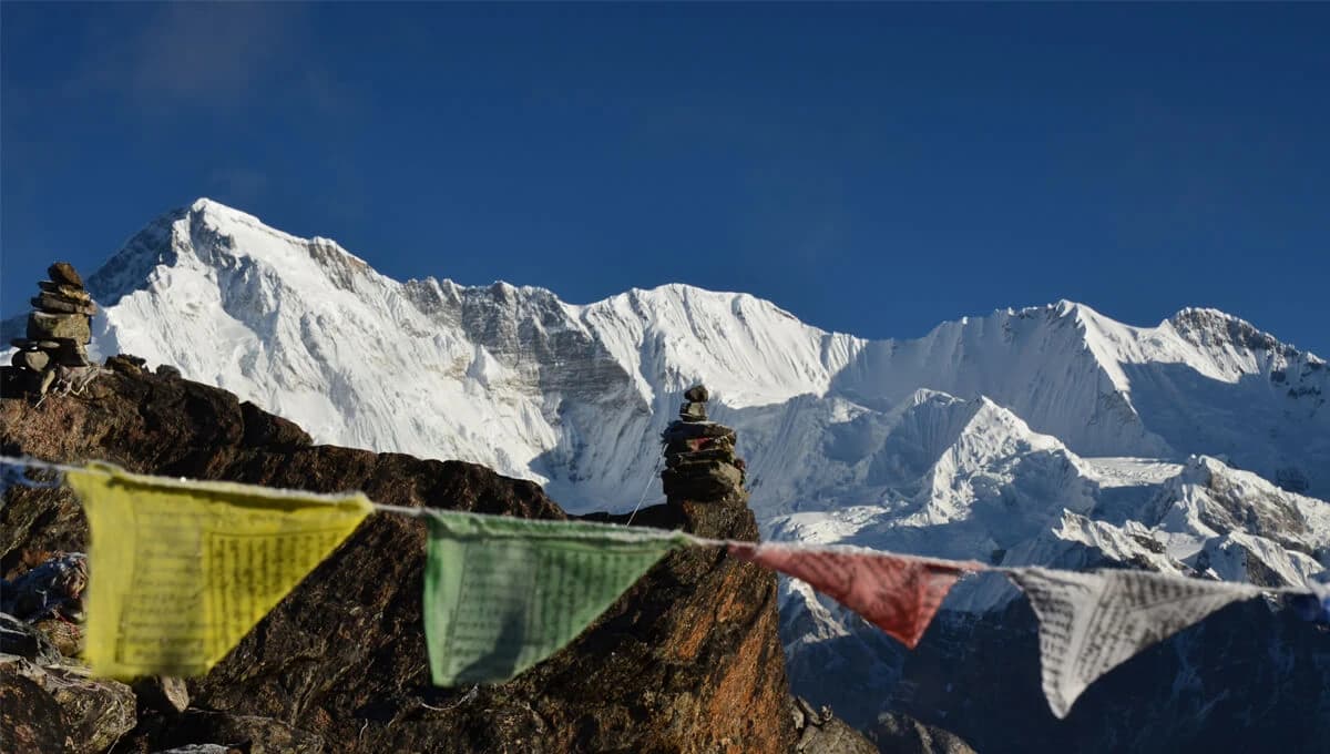 Mt. Cho Oyu from Gokyo Ri (5360 m)