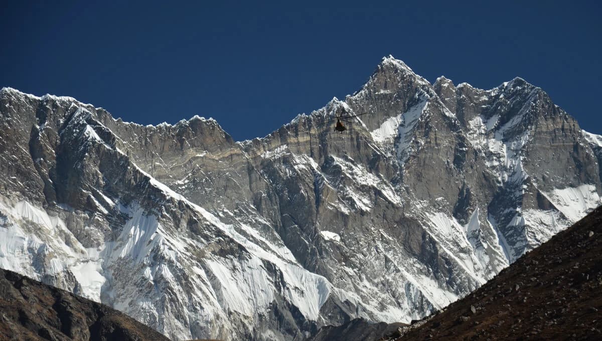 Mt. Nuptse (7861 m) and Mt Lhoste (8516 m)