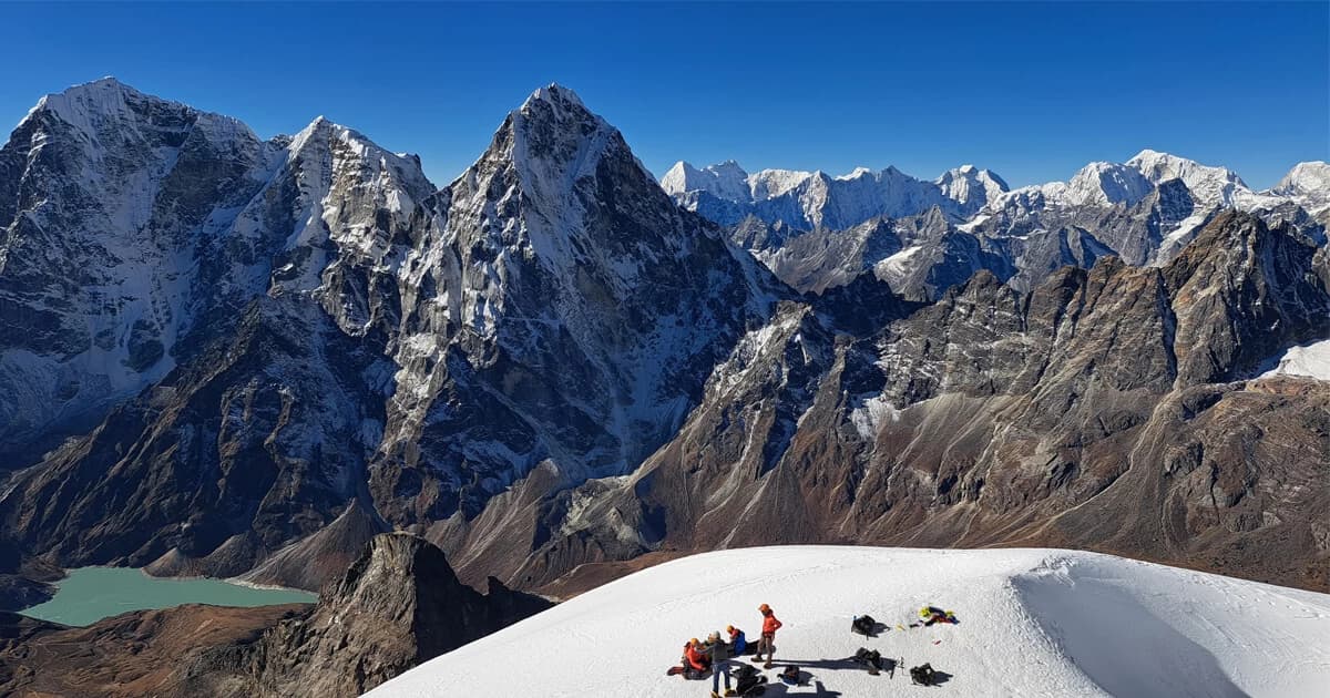 Summit of Lobuche East (6119 m)