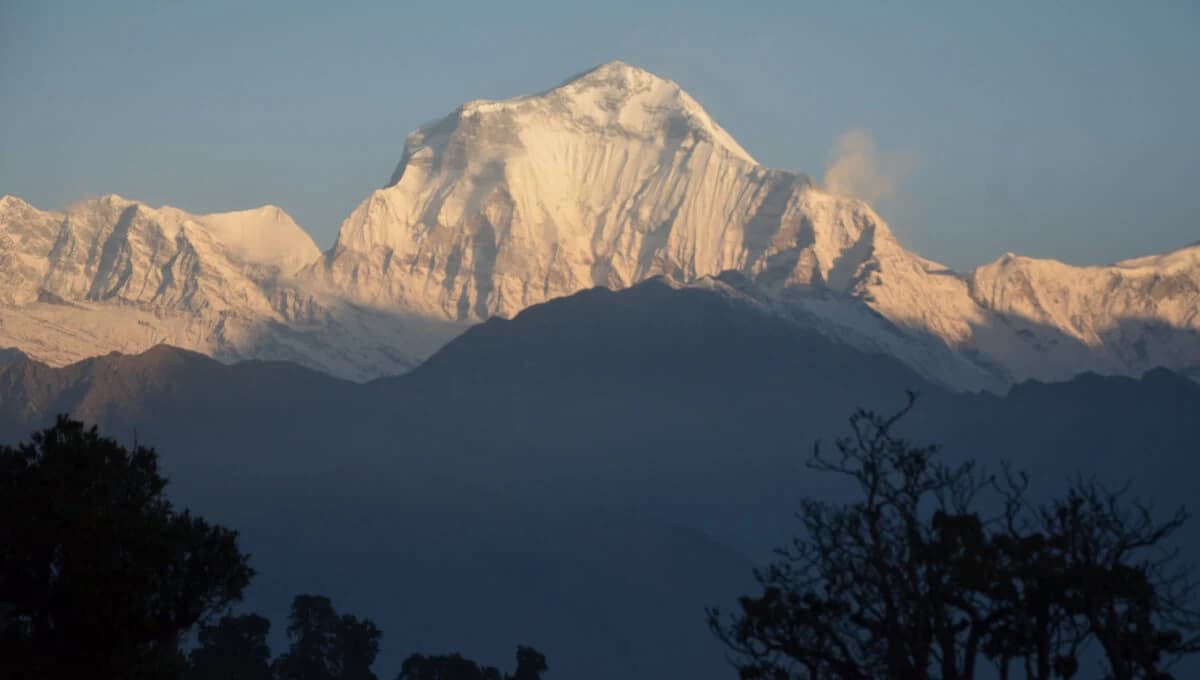 Mt.Dhaulagiri (8167 m) during sunrise