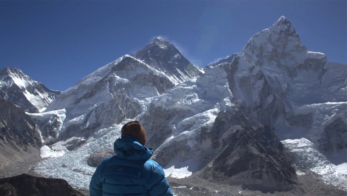 Mt. Everest and Mt. Nuptse