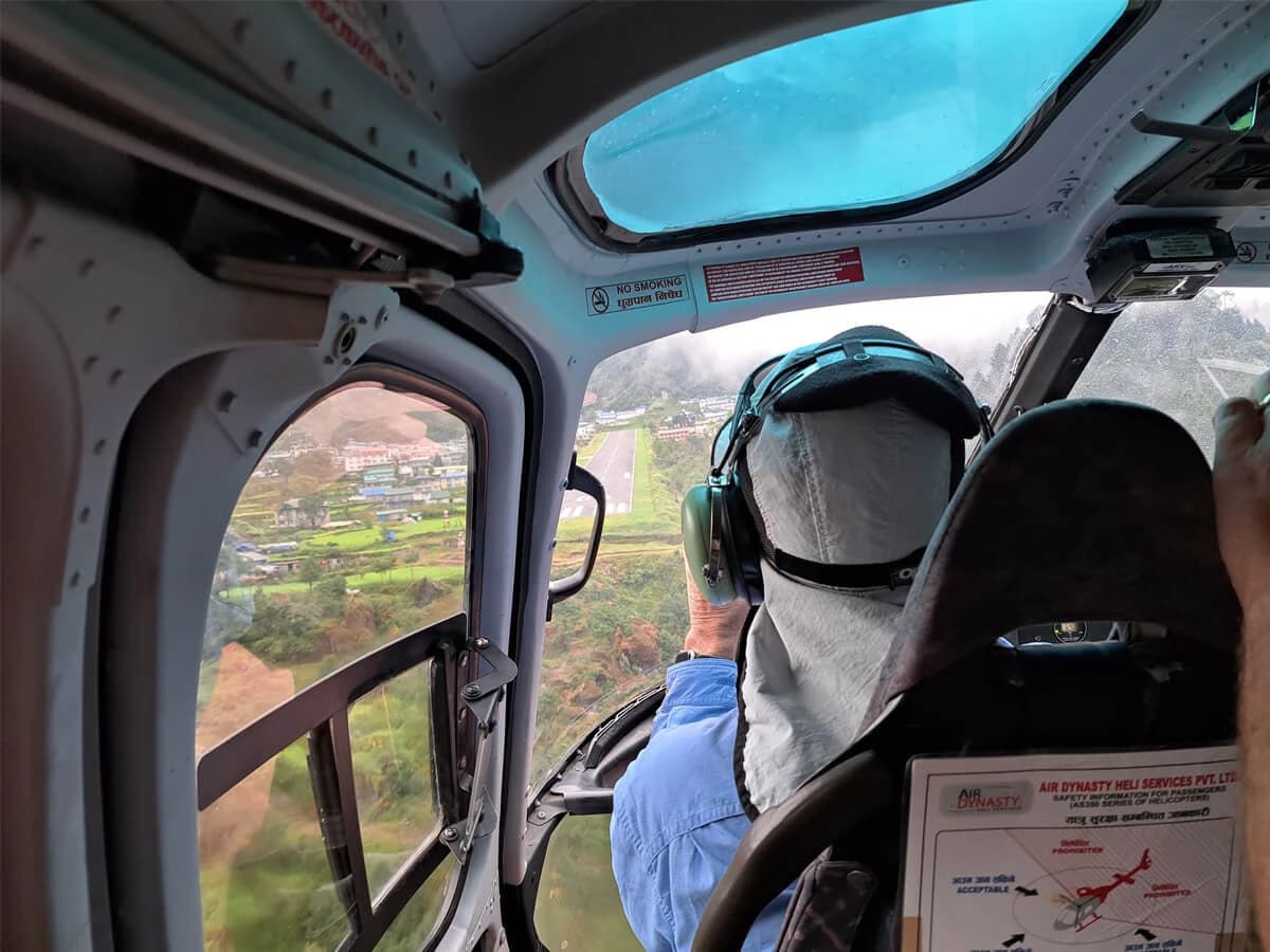 Express Everest Base Camp Trek Helicopter Landing At Lukla