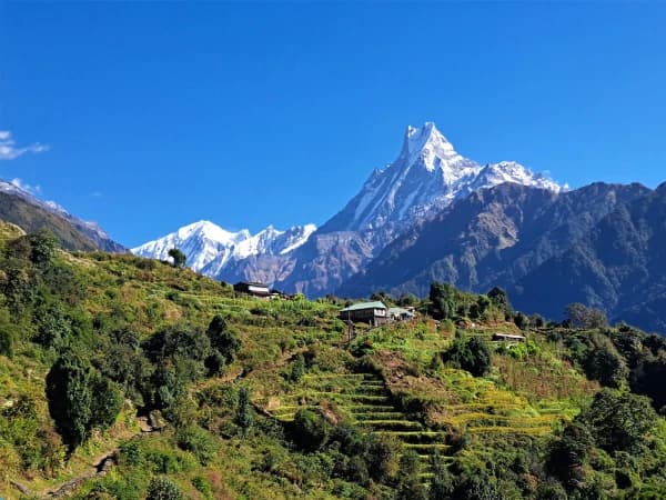 Annapurna Base Camp Trek View Of Machhapuchhre