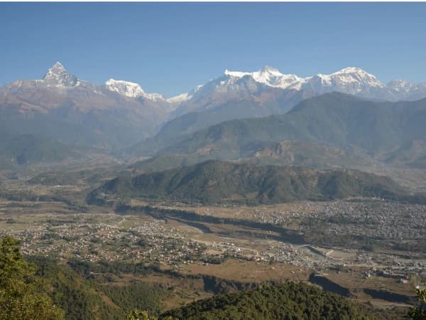 Annapurna Himalaya Range From Sarangkot