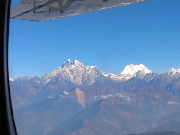 Everest Base Camp Tre View Of Mountains From Lukla Flight