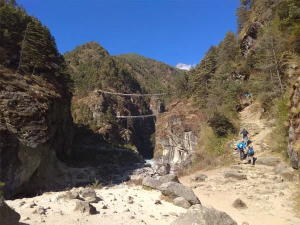 Everest Base Camp Trek Hillary Bridge