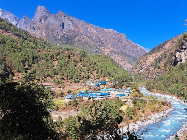 Everest Three Passes Trek Phakding Village