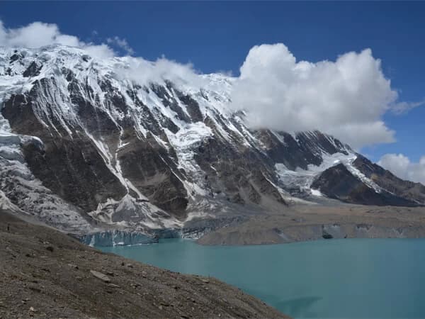Tilicho Lake and Tilicho Peak